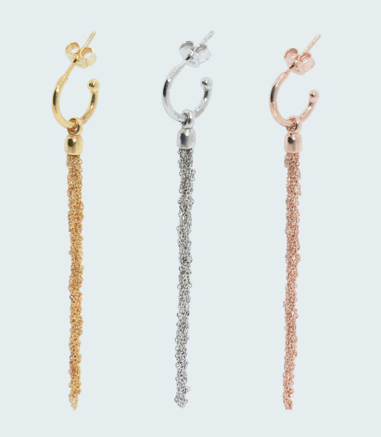 Handcrafted Single Earring “Crochet” 5 cm - 3 colors